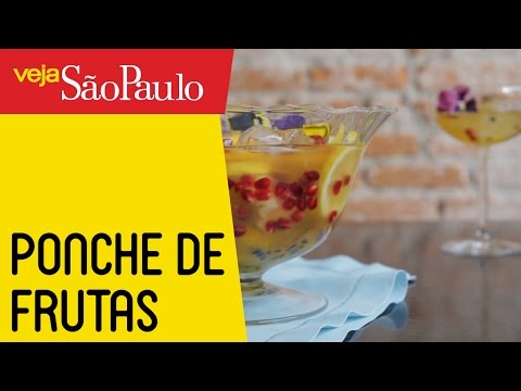 Receita: Ponche de Frutas