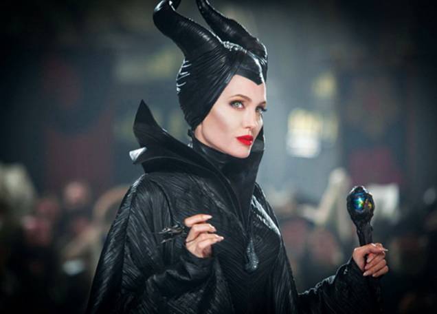 A bela Angelina Jolie: vilã da Disney em Malévola A bela Angelina Jolie: vilã da Disney em Malévola