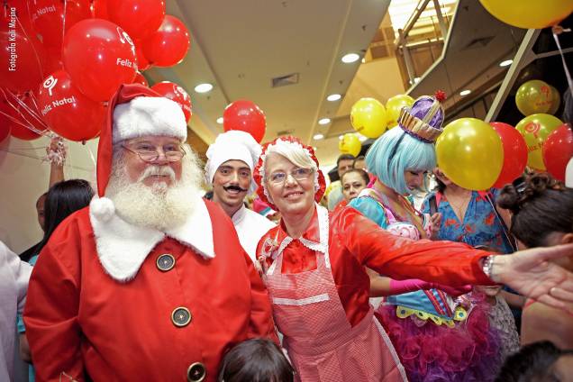 O Papai Noel pode ser visto no Shopping Ibirapuera O Papai Noel pode ser visto no Shopping Ibirapuera