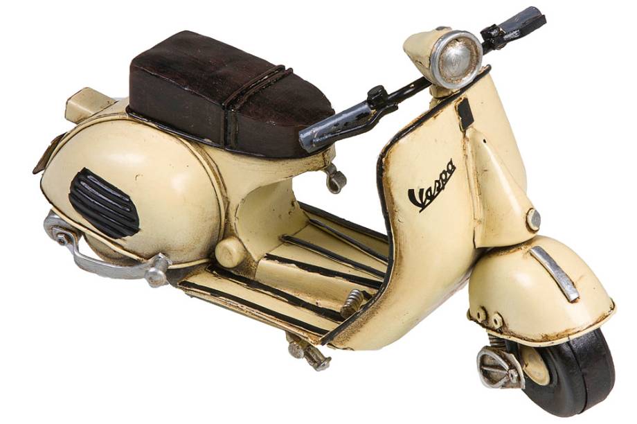 Enfeite de minimotocicleta Vespa