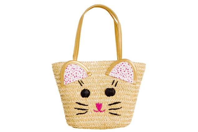 Bolsa infantil de palha Bolsa infantil de palha