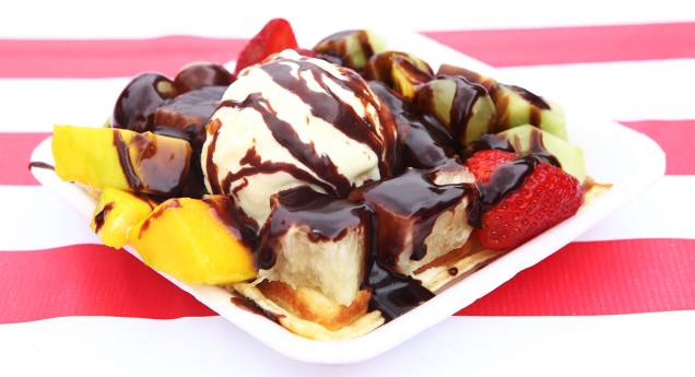 Waffle Belga: waffle ou petit gâteau a 15 reais Waffle Belga: waffle ou petit gâteau a 15 reais
