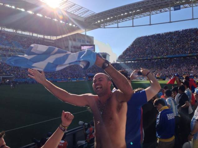Grito de gol no segundo tempo da prorrogação Grito de gol no segundo tempo da prorrogação