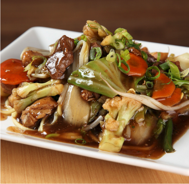 Qual é o prato mais barato de quatro praças de alimentação da capital