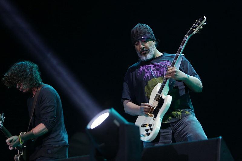 O Soundgarden, liderado por Chris Cornell, levantou o público no segundo dia do Lollapalooza O Soundgarden, liderado por Chris Cornell, levantou o público no segundo dia do Lollapalooza