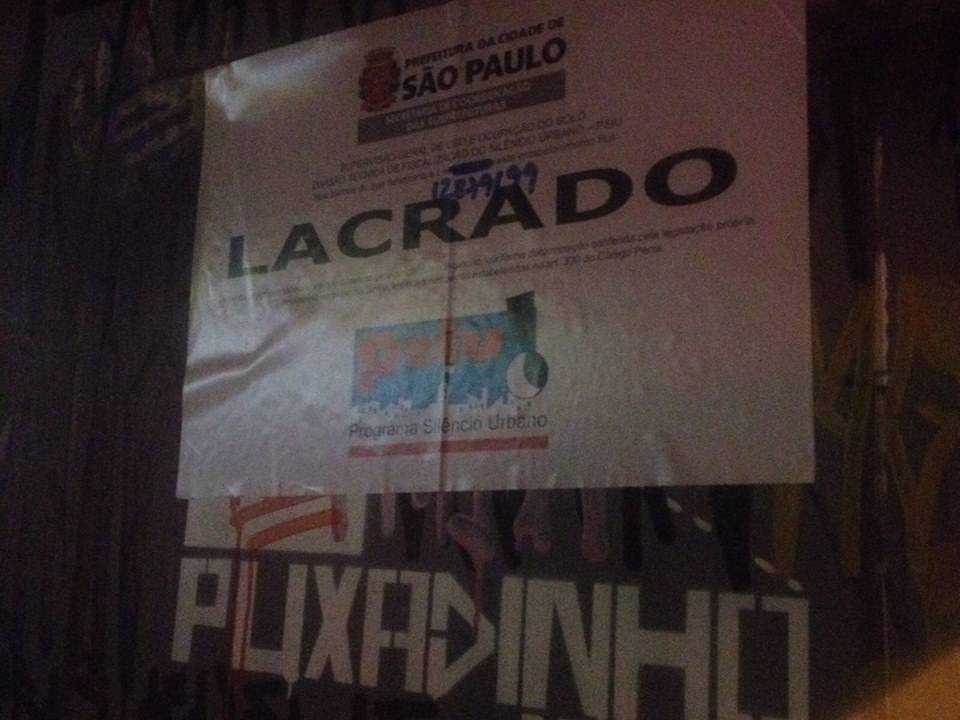 Puxadinho da Praça lacrado