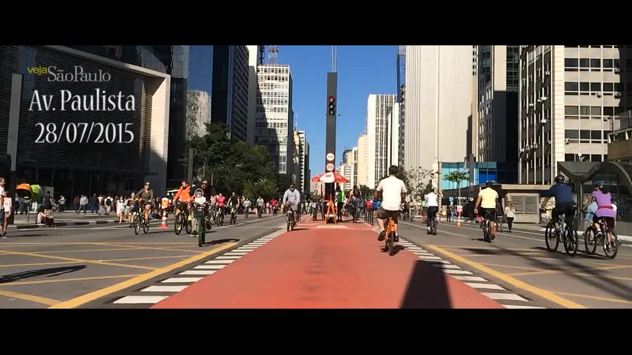 Inauguração da Ciclovia na Avenida Paulista
