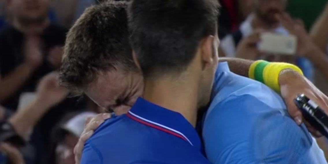 djokovic chora del potro olimpíada