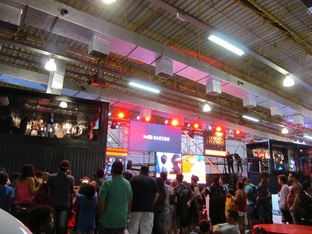 Youtubers têm até segurança na Brasil Game Show