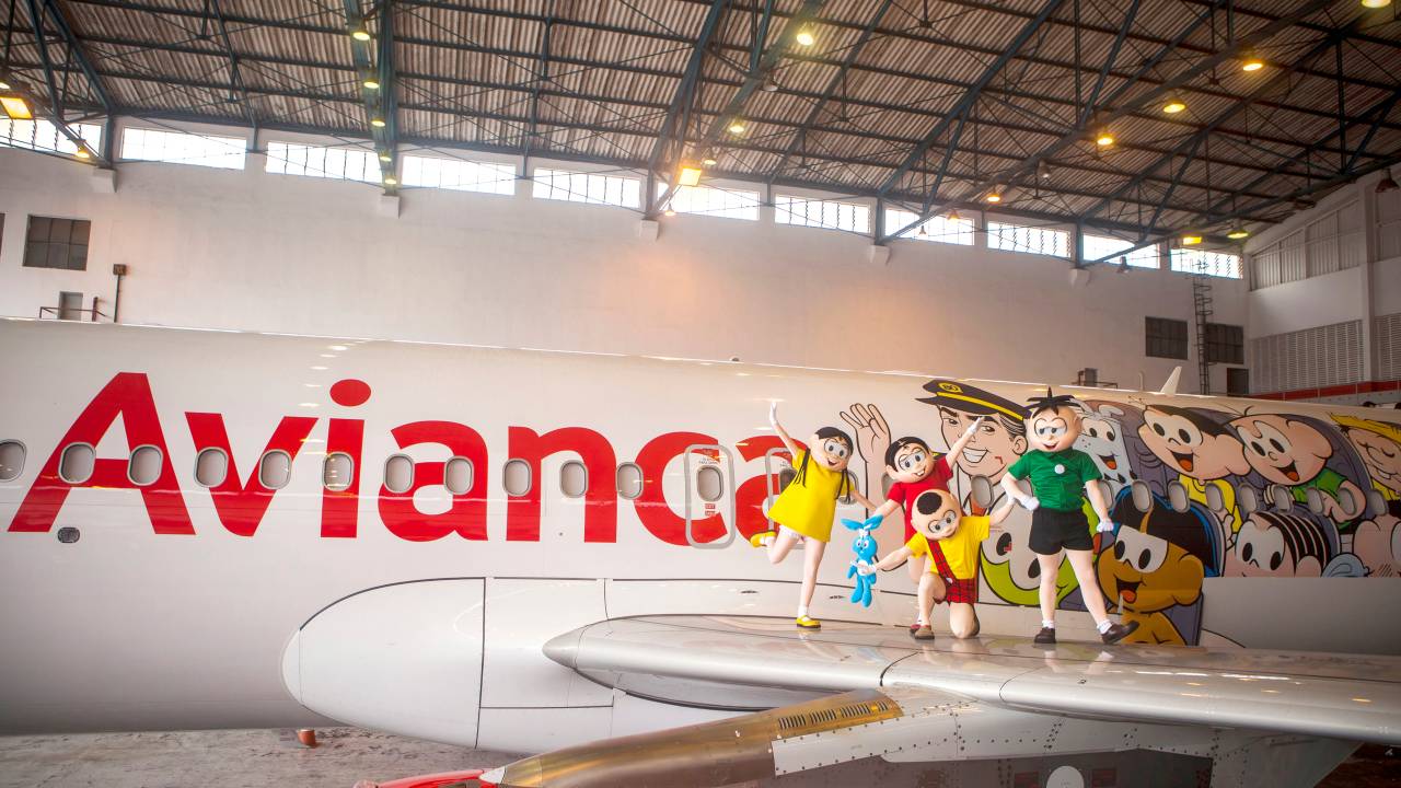Avião Turma da Mônica