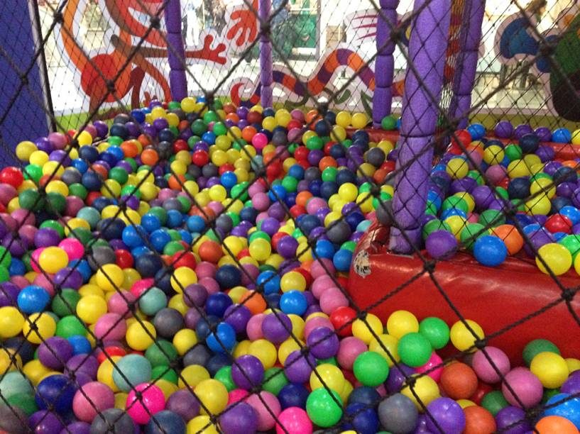 Playland Eldorado: almofadado em condições ruins de conservação