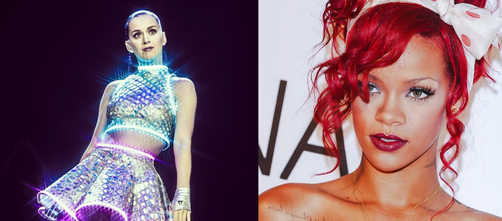 Lista de usuários de maconha mais influentes dos EUA tem Katy Perry e Rihanna