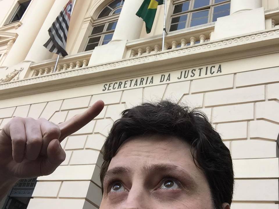 danilo gentili secretaria de justiça