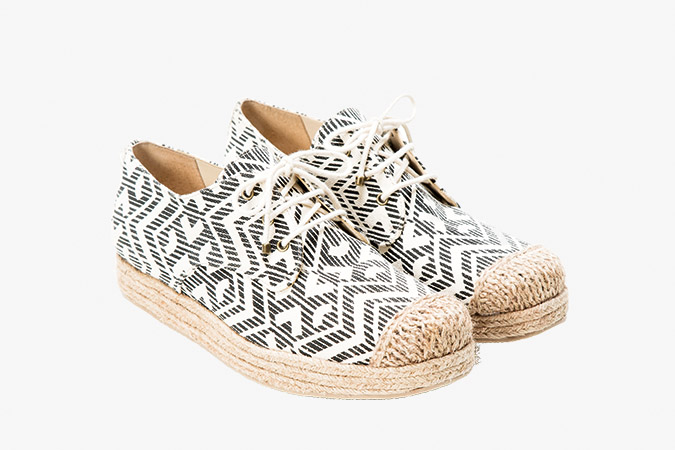 Sapatos com solado de corda Sapatos com solado de corda