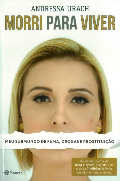 Páginas do livro "Morri para Viver", de Andressa Urach, que sai com uma tiragem inicial de 1 milhão de exemplares