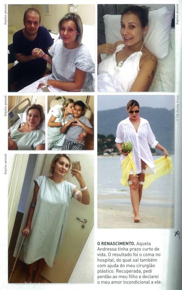 Páginas do livro "Morri para Viver", de Andressa Urach, que sai com uma tiragem inicial de 1 milhão de exemplares Páginas do livro "Morri para Viver", de Andressa Urach, que sai com uma tiragem inicial de 1 milhão de exemplares