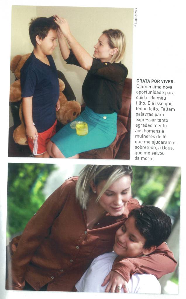 Páginas do livro "Morri para Viver", de Andressa Urach, que sai com uma tiragem inicial de 1 milhão de exemplares Páginas do livro "Morri para Viver", de Andressa Urach, que sai com uma tiragem inicial de 1 milhão de exemplares