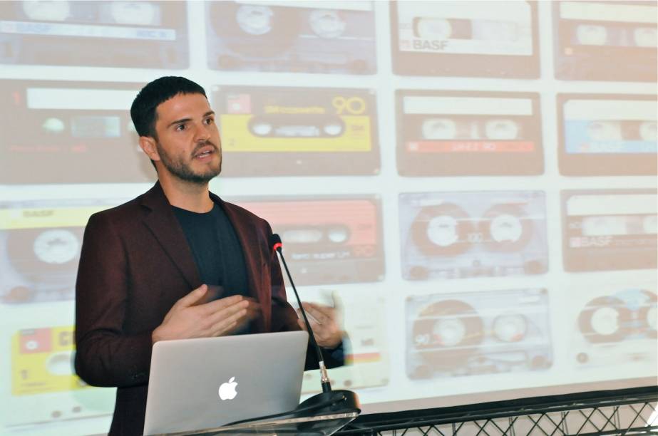 Guto apresentou referência de seus trabalhos Guto apresentou referência de seus trabalhos