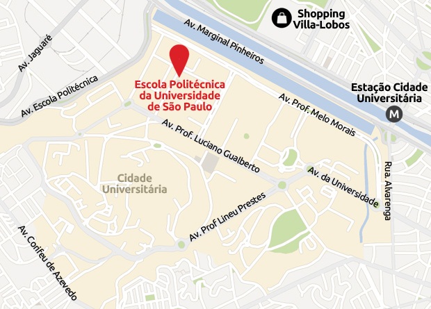 Mapa da Cidade Universitária
