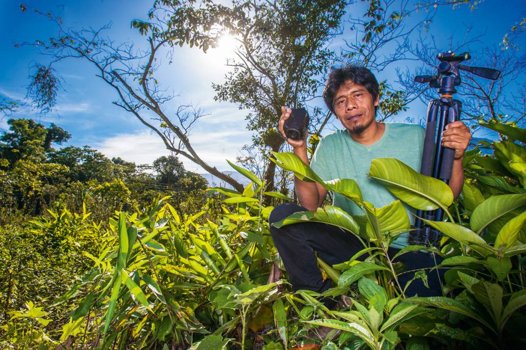 Cineasta, ex-cacique se prepara para dirigir documentário