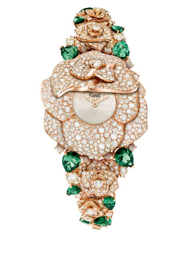Mediterranean Garden, Piaget: versão com pulseira de cetim Mediterranean Garden, Piaget: versão com pulseira de cetim