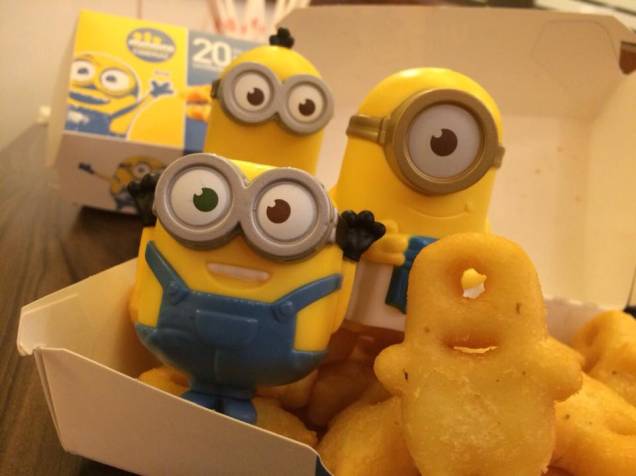 Os Minions ganharam sua versão em batata frita Os Minions ganharam sua versão em batata frita