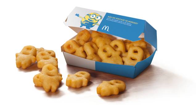 Batatas em formato de Minion são novidade da McCain para o McDonalds Batatas em formato de Minion são novidade da McCain para o McDonalds