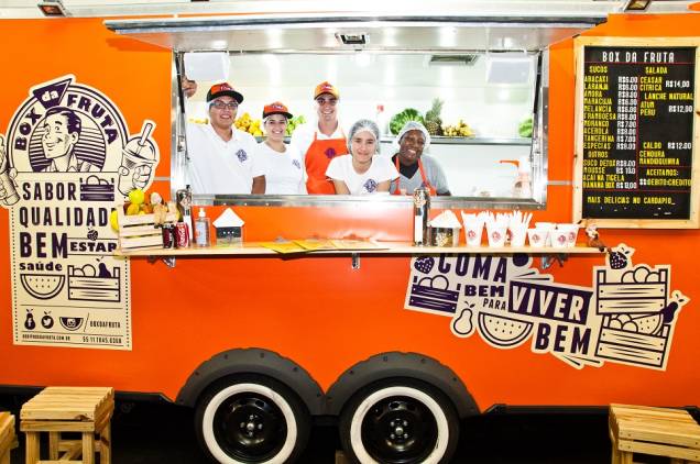 Box da Fruta marca presença na inauguração do food park Box da Fruta marca presença na inauguração do food park