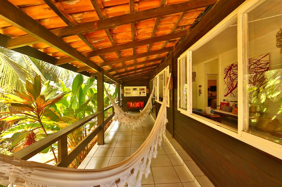 A varanda da Pousada Verdes Mares: diárias a partir de 438 reais A varanda da Pousada Verdes Mares: diárias a partir de 438 reais