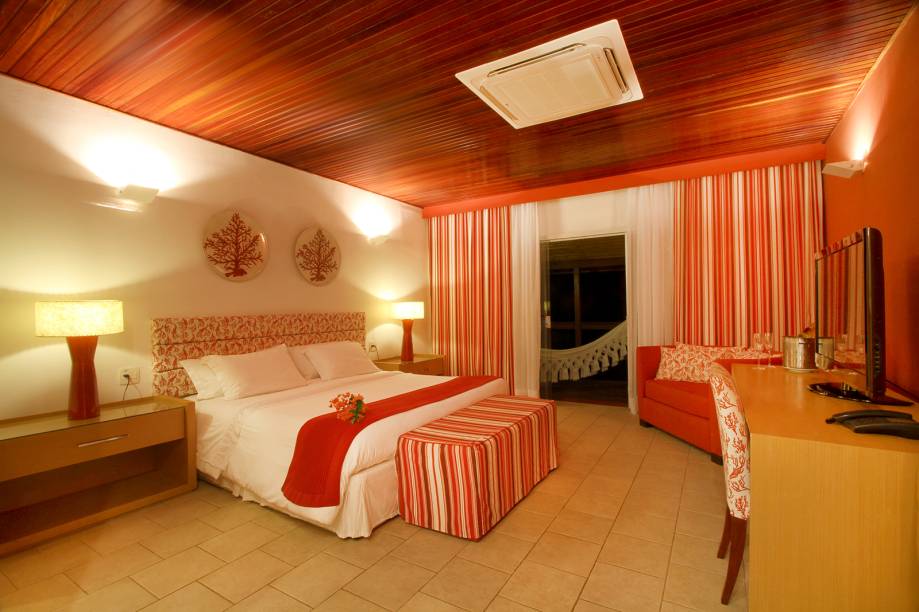 Um dos quartos da Pousada Zé Maria: reduto de globais Um dos quartos da Pousada Zé Maria: reduto de globais