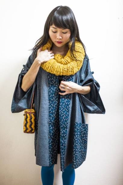 Quimono Happi Sutorito jeans japonês, R$ 289,90, da <a href="https://www.japonique.com.br/" rel="Japonique" target="_blank">Japonique</a>