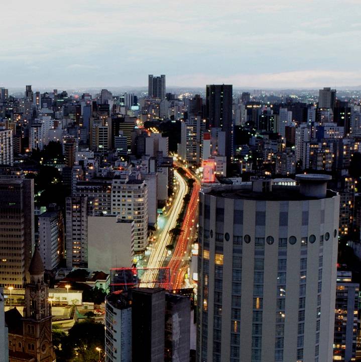 Vista aérea de São Paulo