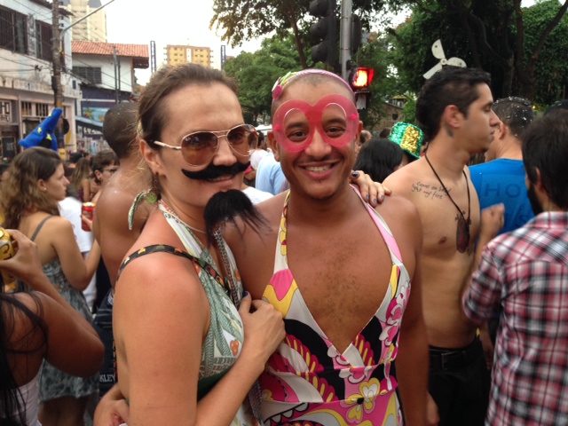 Foliões no Bloco Beco do Aprendiz, na Vila Madalena Foliões no Bloco Beco do Aprendiz, na Vila Madalena