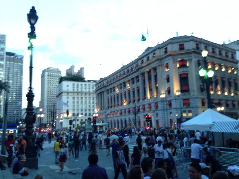 centro protesto