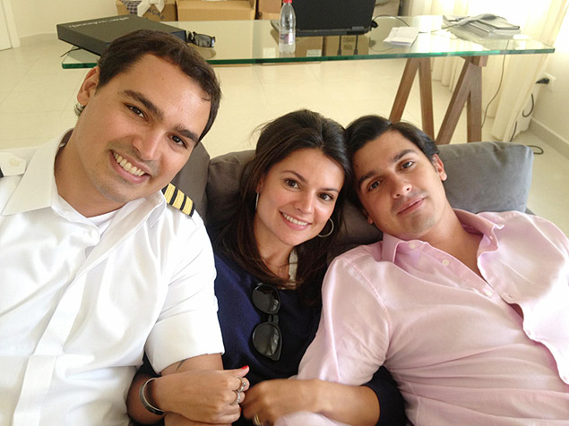 Thomaz Alckmin com os irmãos, Sophia e Geraldo Thomaz Alckmin com os irmãos, Sophia e Geraldo