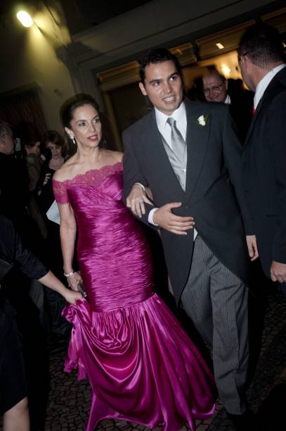 Thomaz com a mãe, Lu Alckmin, no dia de seu casamento Thomaz com a mãe, Lu Alckmin, no dia de seu casamento