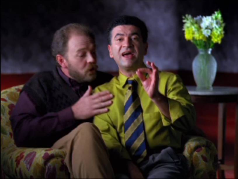 O cantor Wandi (à frente) e o ator Arthut Kohl: garoto-propaganda ma década de 90 O cantor Wandi (à frente) e o ator Arthut Kohl: garoto-propaganda ma década de 90