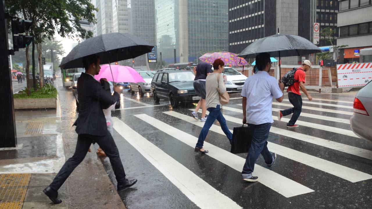 Chuva Avenida Paulista alagamento
