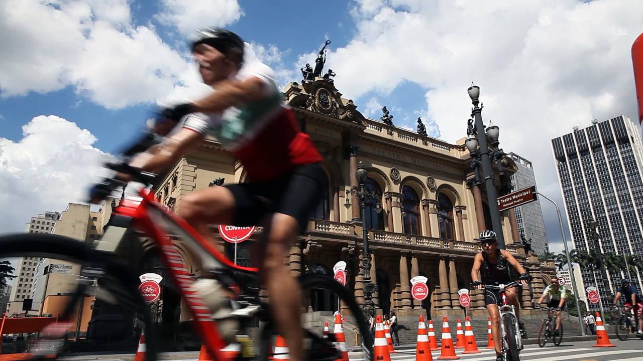 Teatro Municipal - Ciclofaixa do centro