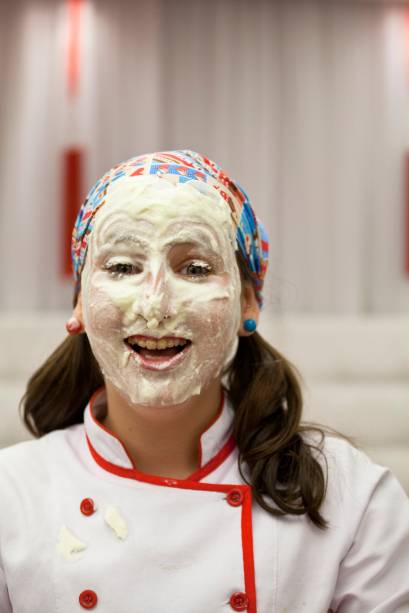 Ela aprendeu a arte da culinária com o pai Ela aprendeu a arte da culinária com o pai