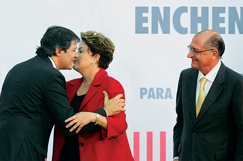 Dilma, Alckmin e Haddad sofrem queda de popularidade