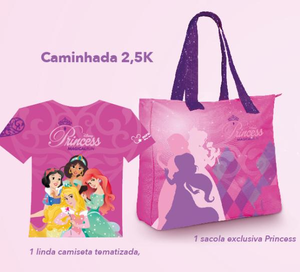 Princess Magical Run: kit para quem for participar da caminhada Princess Magical Run: kit para quem for participar da caminhada