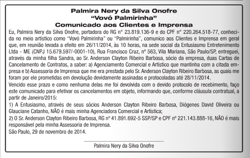 Palmirinha rompe com o ajudante e assessor Anderson Clayton, o Guinho