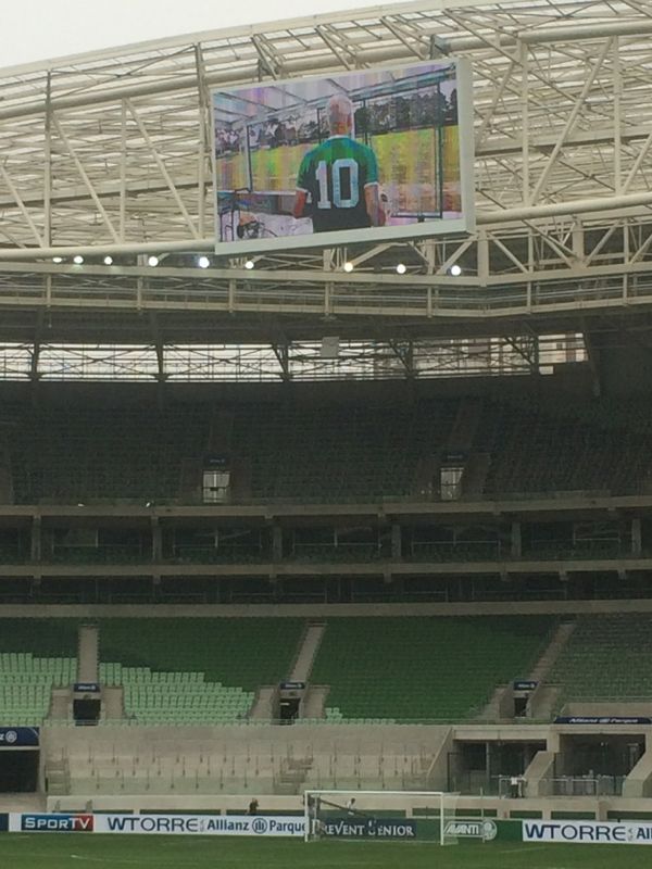 Novo estádio do Palmeiras, Allianz Parque faz hoje o seu primeiro jogo teste