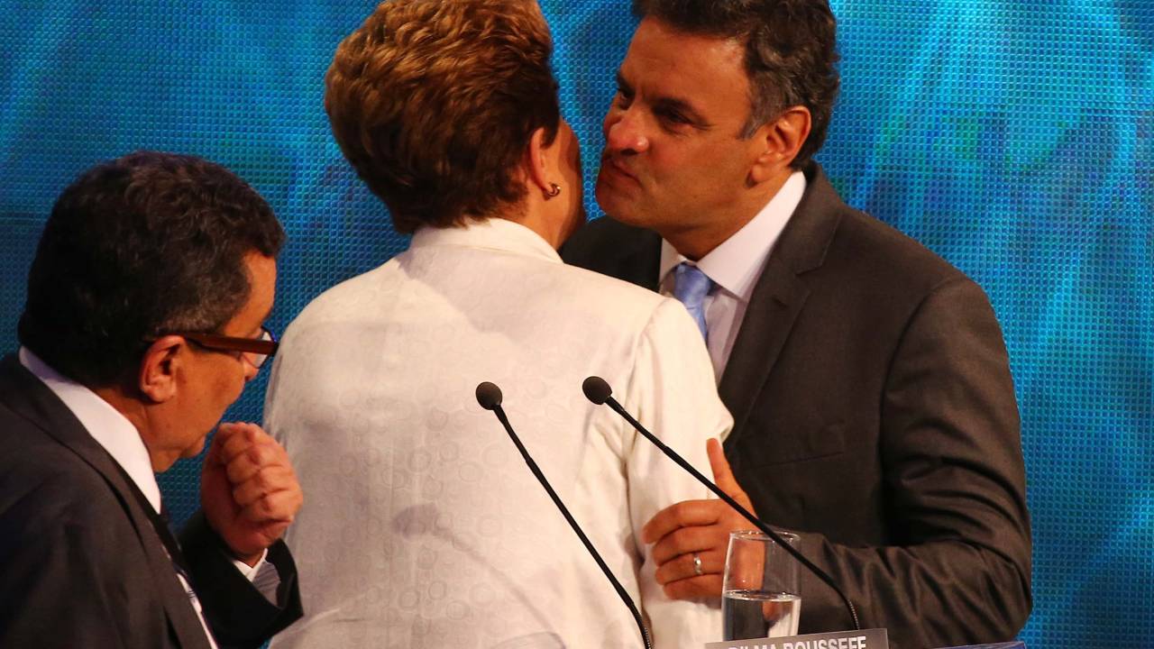 Aécio e Dilma