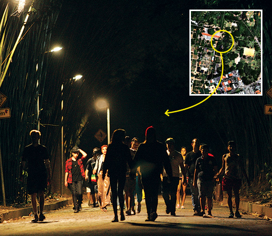 Jovens fazem “rolezinho da paquera” no Parque do Ibirapuera