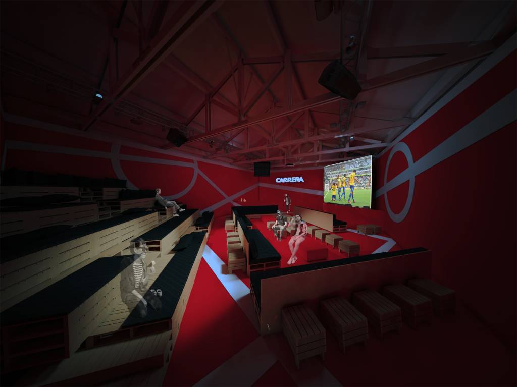 Lugares diferentes para assistir aos jogos da Copa