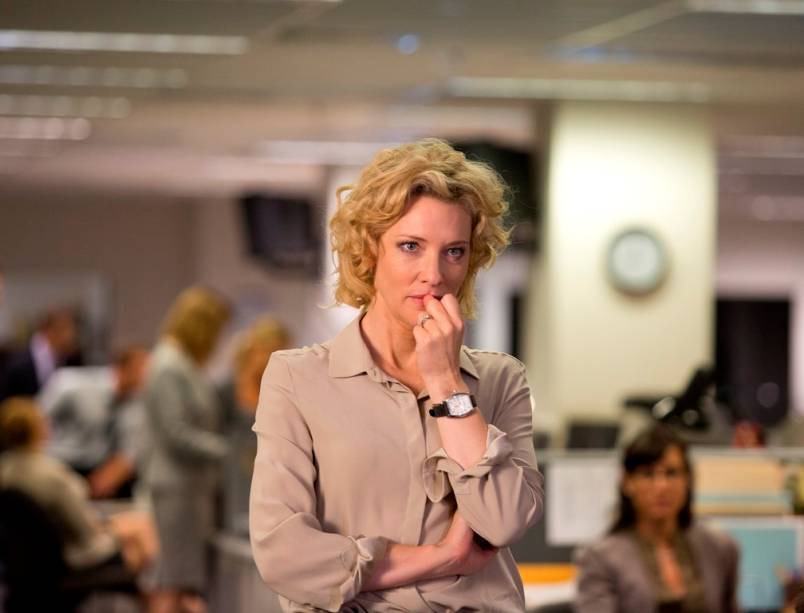 Conspiração e Poder: Cate Blanchett é Mary Papes, produtora da CBS Conspiração e Poder: Cate Blanchett é Mary Papes, produtora da CBS