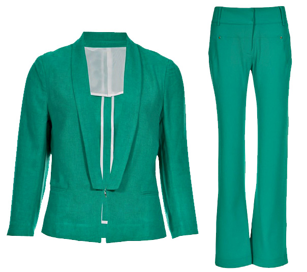 	De viscose. Blazer, R$ 698,00, e calça, R$ 498,00. Fillity para Farfetch, ☎ 3958-8695, www.farfetch.com.br.