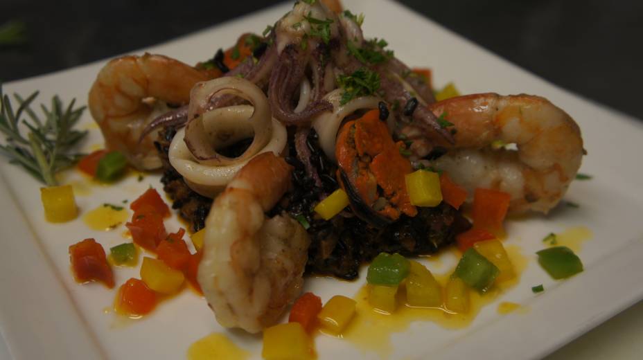 A tradicional paella woodoo jambalaya, do Bourbon Street (R$ 68,00)